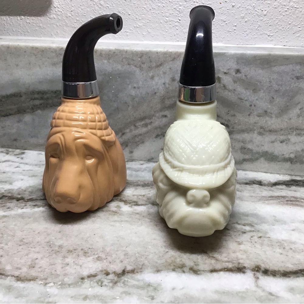 Avon Bloodhound and Bulldog after shave cologne collectables